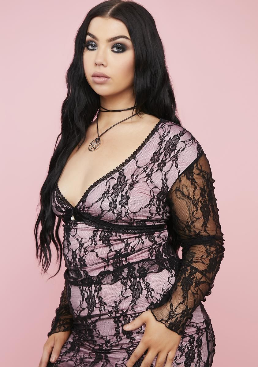 Plus Charmed By You Lace Top sold by Dolls Kill product image thumbnail 3