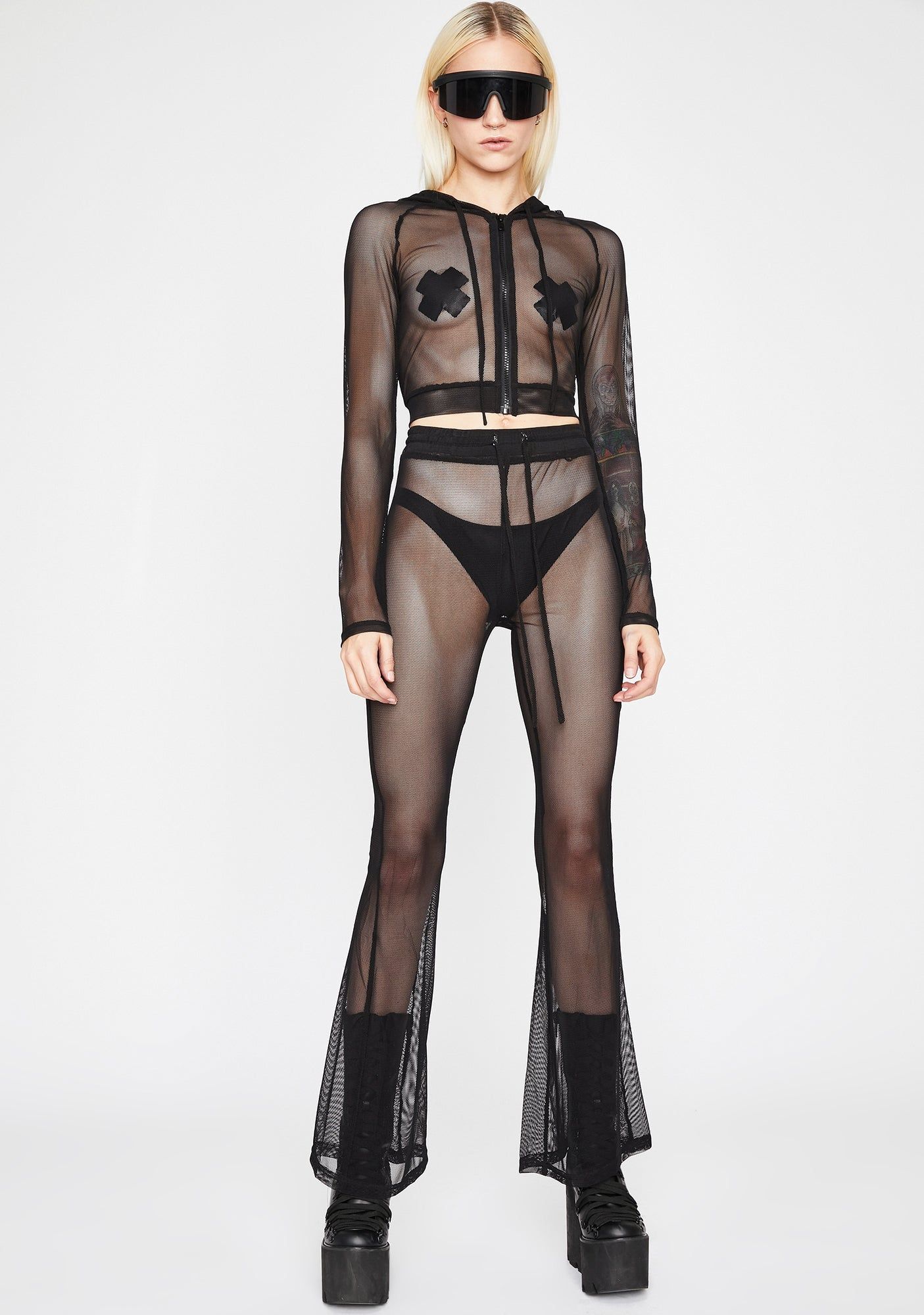 Sheer Mystery Pant Set sold by Dolls Kill product image thumbnail 3
