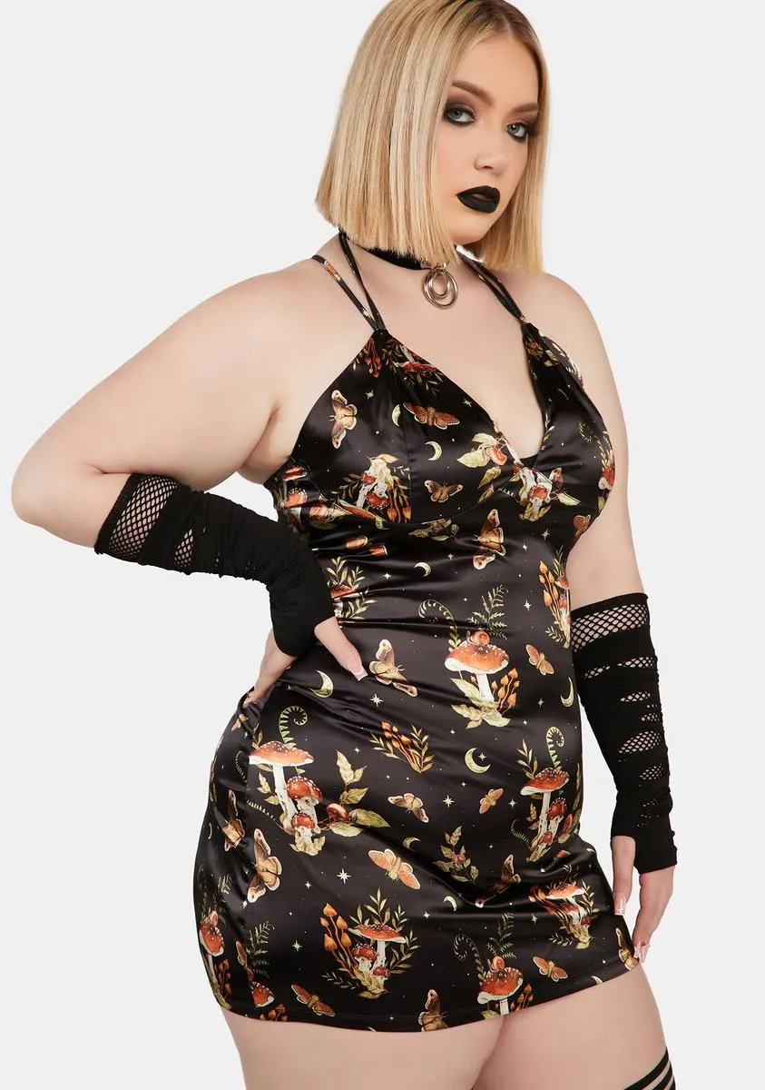 Plus Mystical Mushroom Mini Dress sold by Dolls Kill product image thumbnail 2
