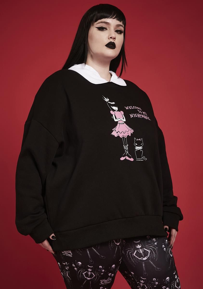 Plus Sugarplum Scary Oversized Sweater sold by Dolls Kill product image thumbnail 2