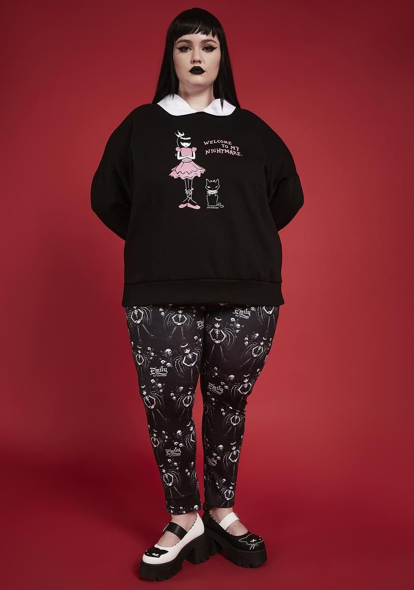 Plus Sugarplum Scary Oversized Sweater sold by Dolls Kill product image thumbnail 3