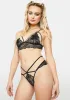 Midnight Bliss Attraction Lace Lingerie Set sold by Dolls Kill
