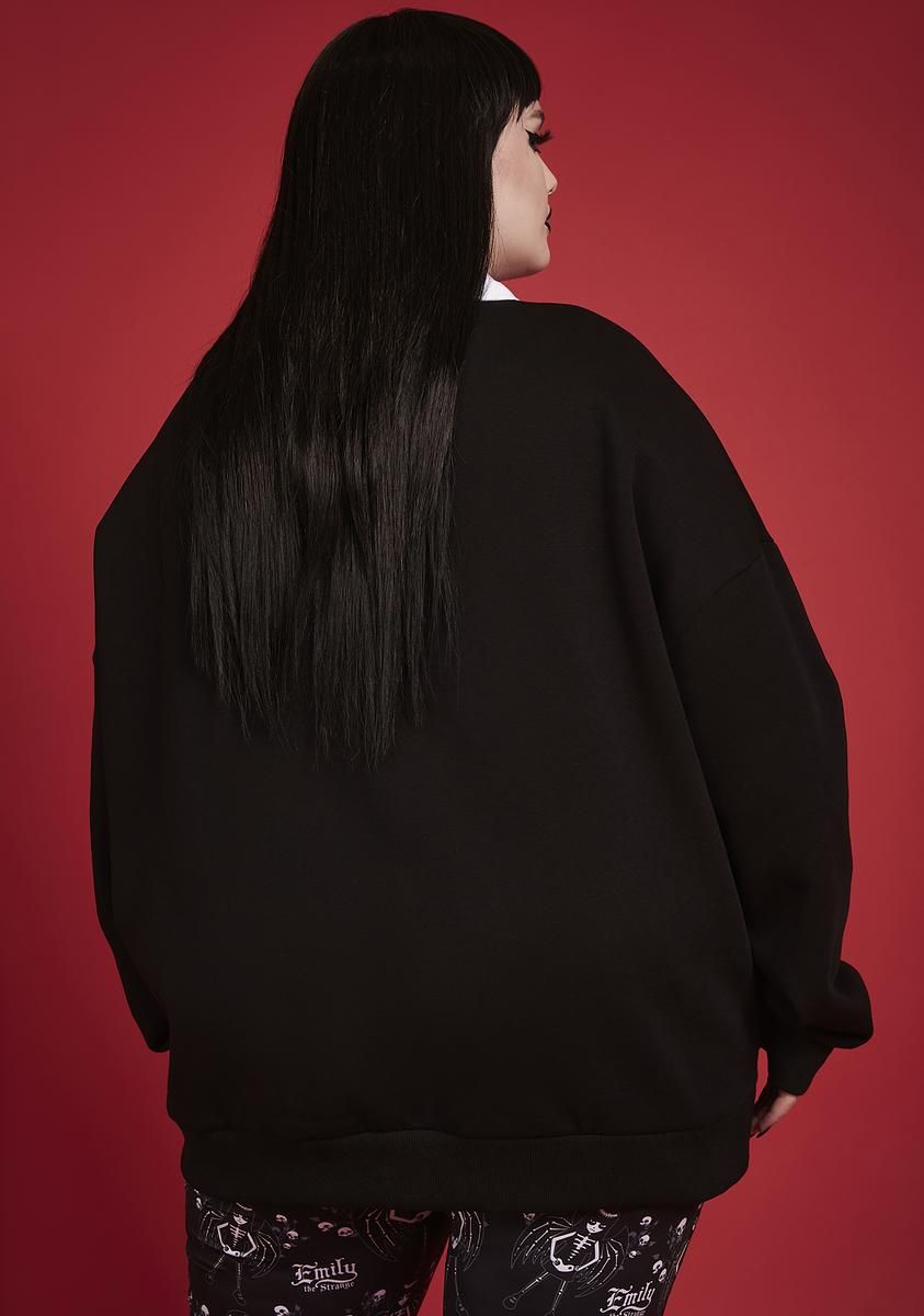 Plus Sugarplum Scary Oversized Sweater sold by Dolls Kill product image thumbnail 4