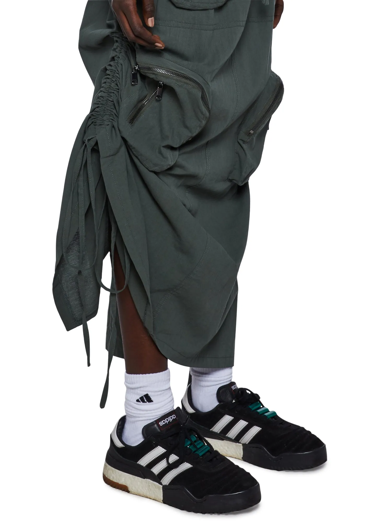 Climb The Ranks Cargo Skirt sold by Dolls Kill product image thumbnail 5