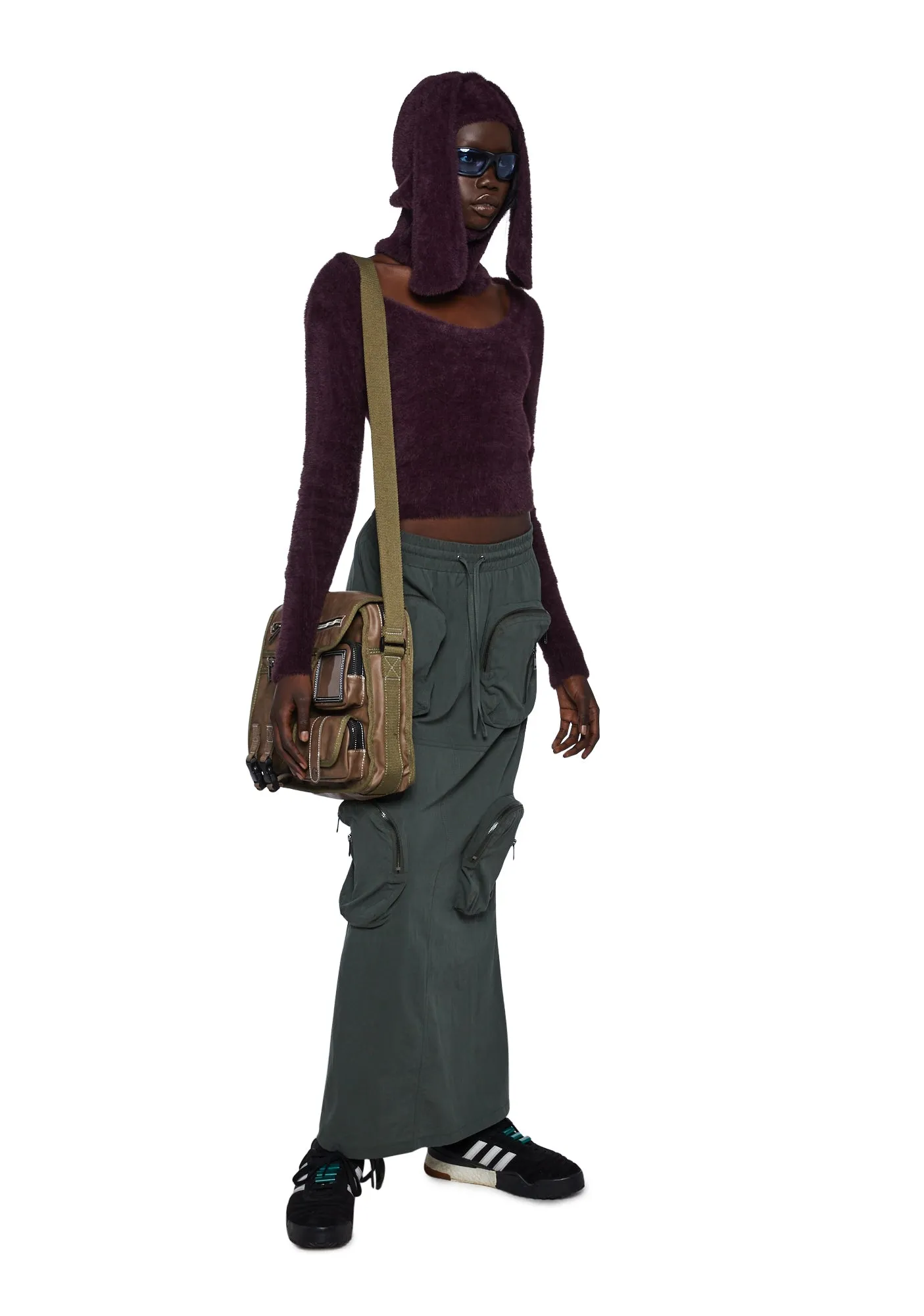 Climb The Ranks Cargo Skirt sold by Dolls Kill product image thumbnail 2