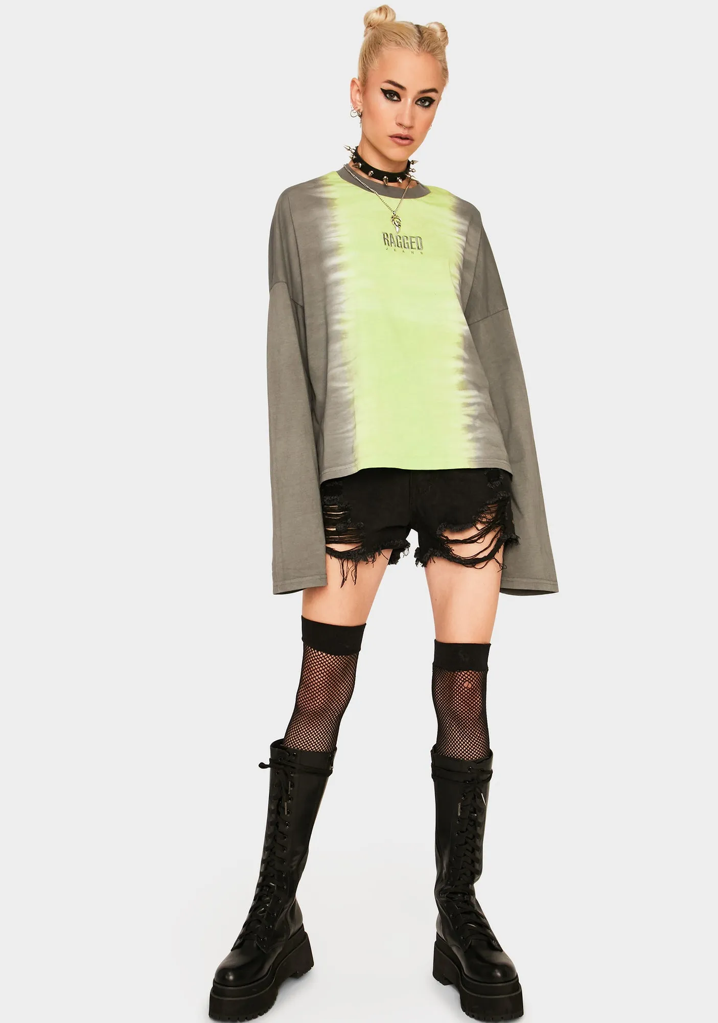 Dip Dye Skater Tee sold by Dolls Kill product image thumbnail 3