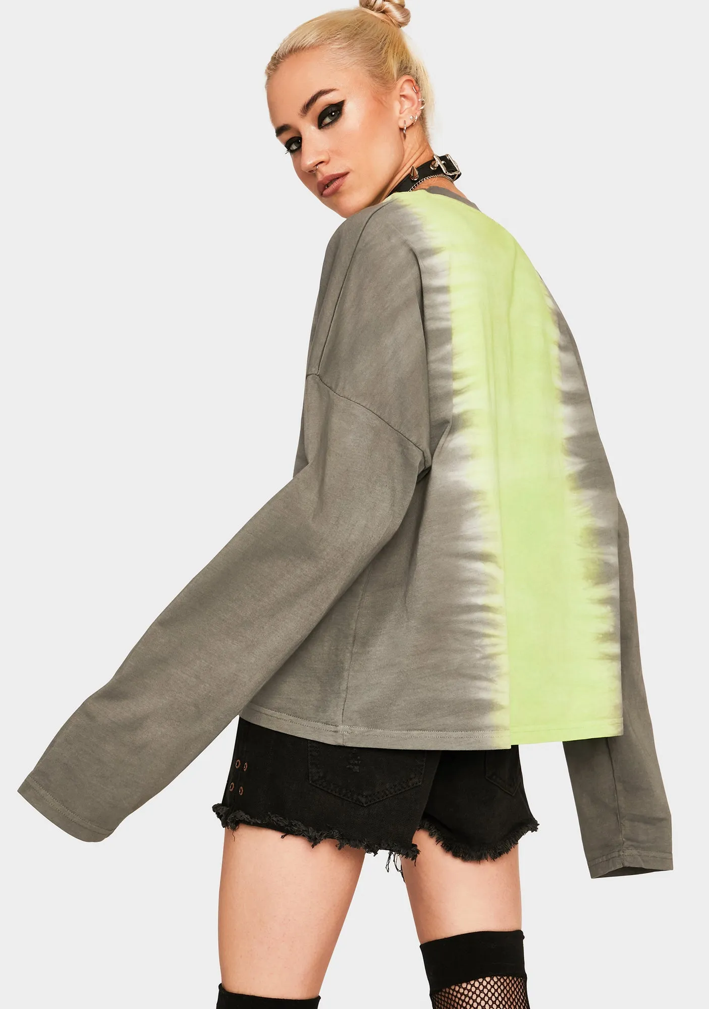 Dip Dye Skater Tee sold by Dolls Kill product image thumbnail 4