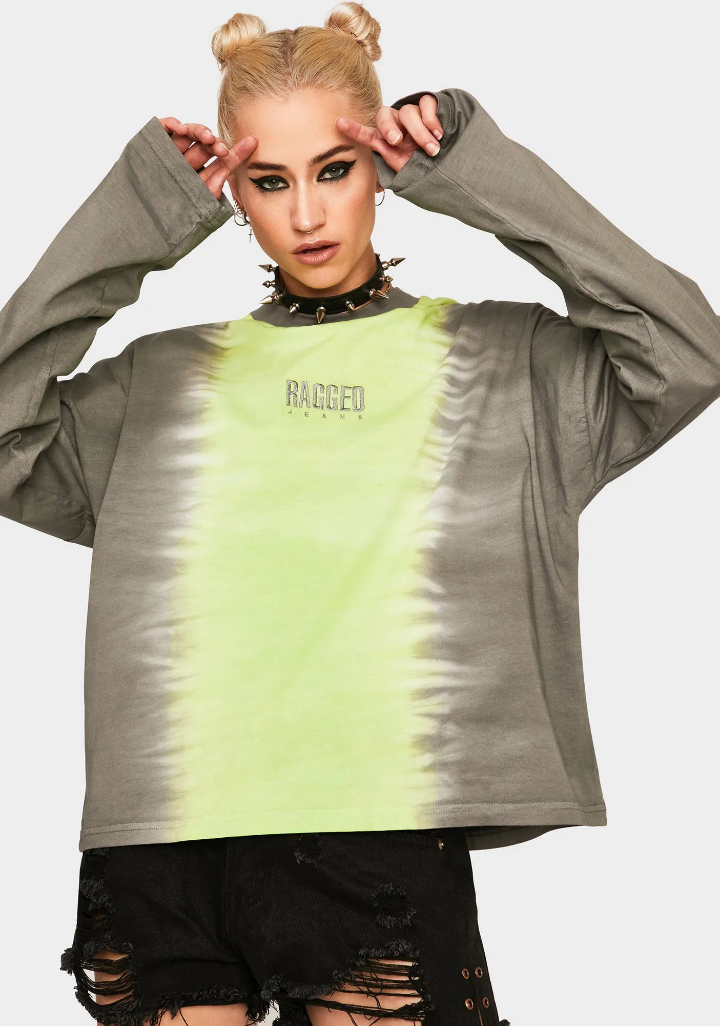 Dip Dye Skater Tee sold by Dolls Kill