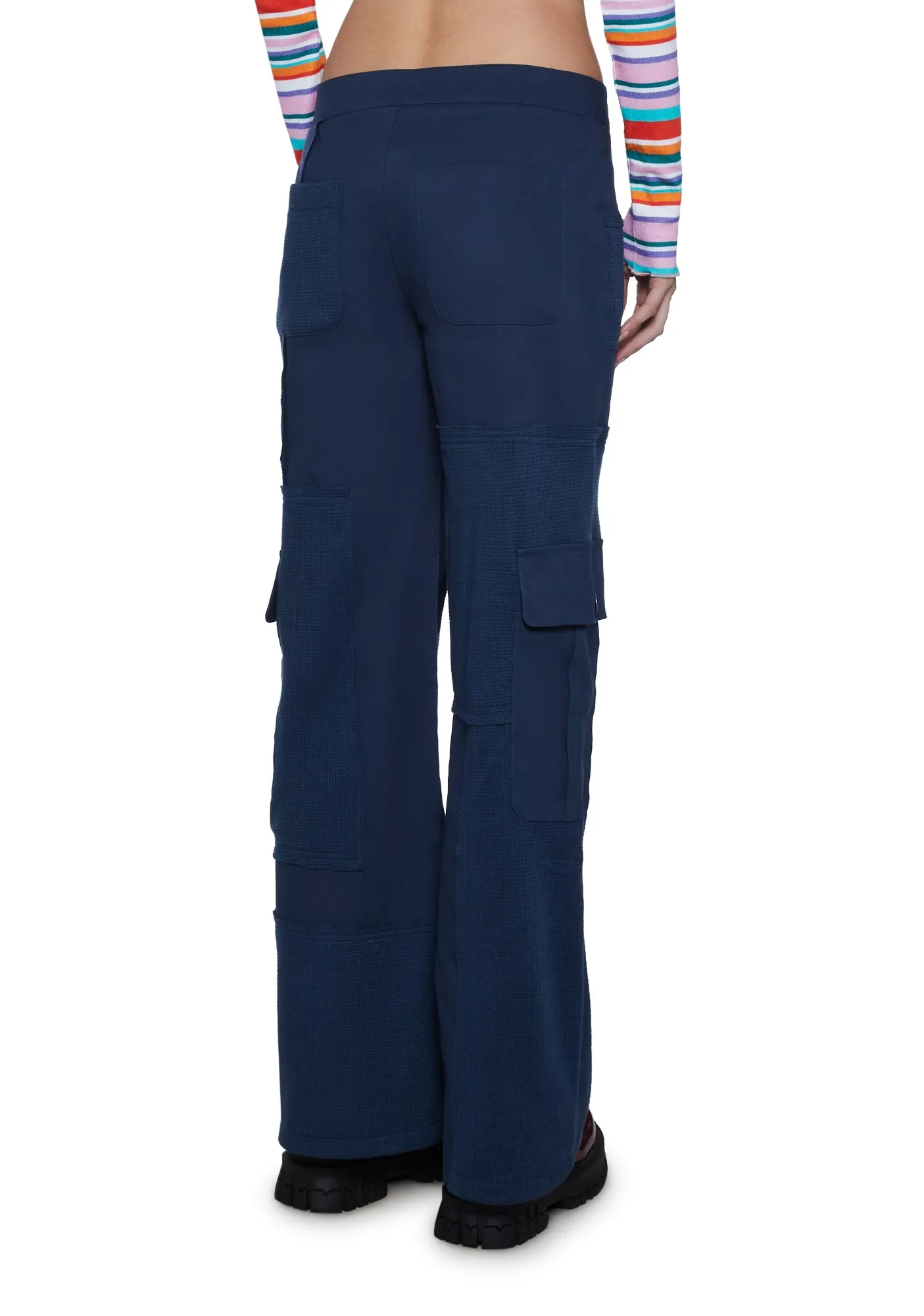 Alternative Anthem Cargo Pants- Blue sold by Dolls Kill product image thumbnail 4
