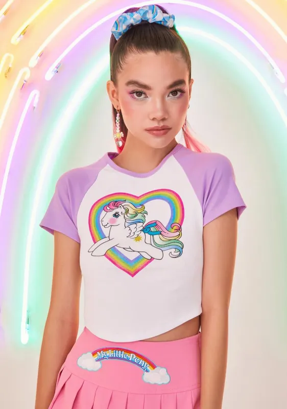 Starshine's Journey Raglan Cropped Tee made by Dolls Kill