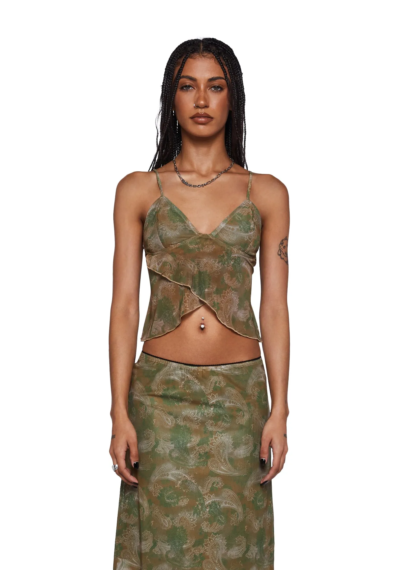 Cojira Mesh Butterfly Top sold by Dolls Kill