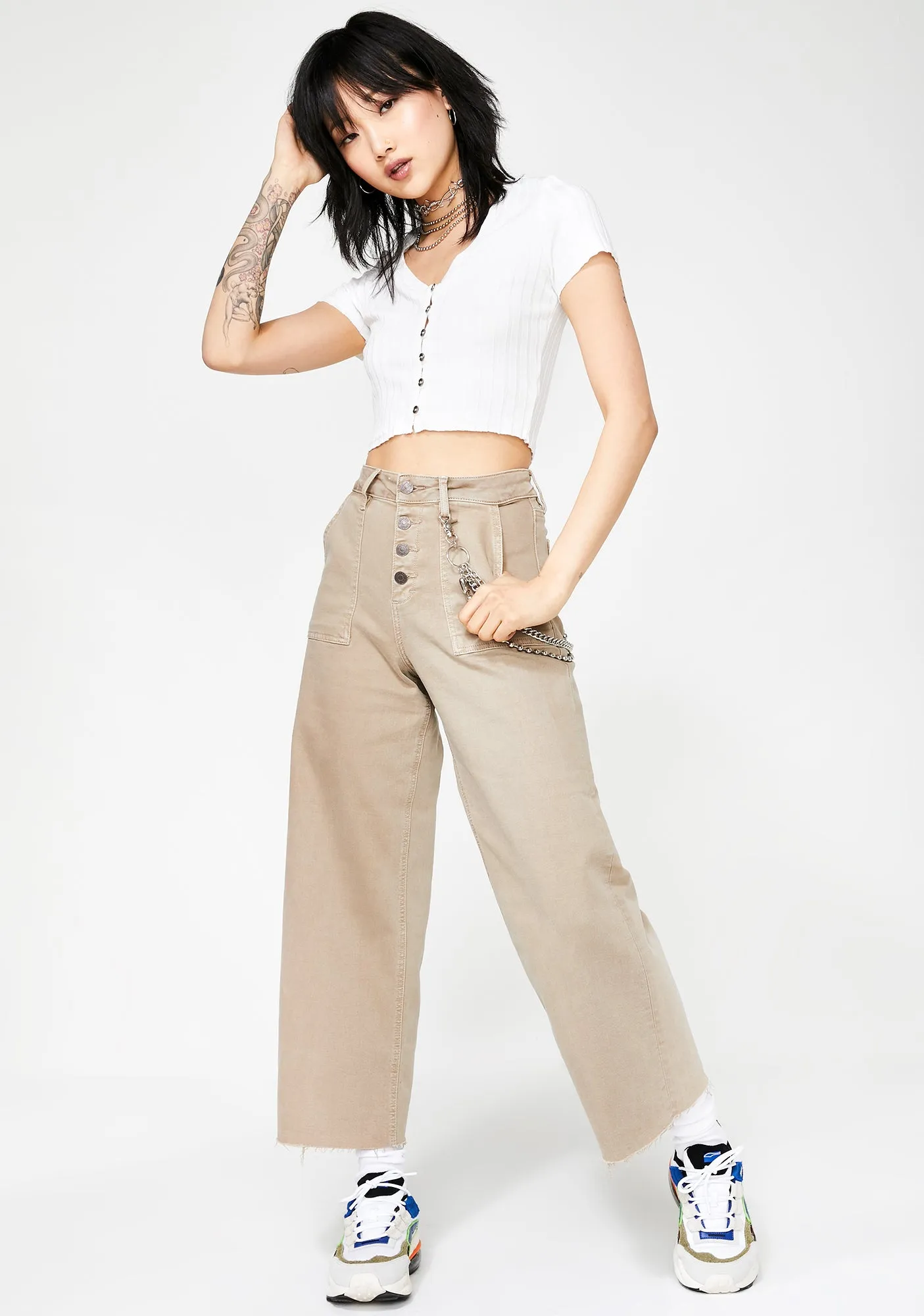 Keep Watchin' Crop Tee sold by Dolls Kill product image thumbnail 2