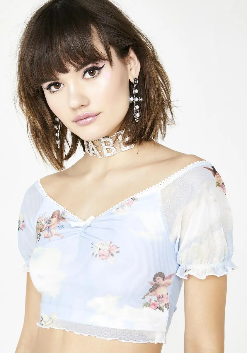 Celestial Sass Crop Top sold by Dolls Kill product image thumbnail 2