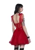 Dance With Death Mini Dress - Red sold by Dolls Kill
