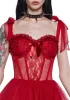 Dance With Death Mini Dress - Red sold by Dolls Kill