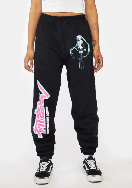 X Hatsune Miku Joggers sold by Dolls Kill