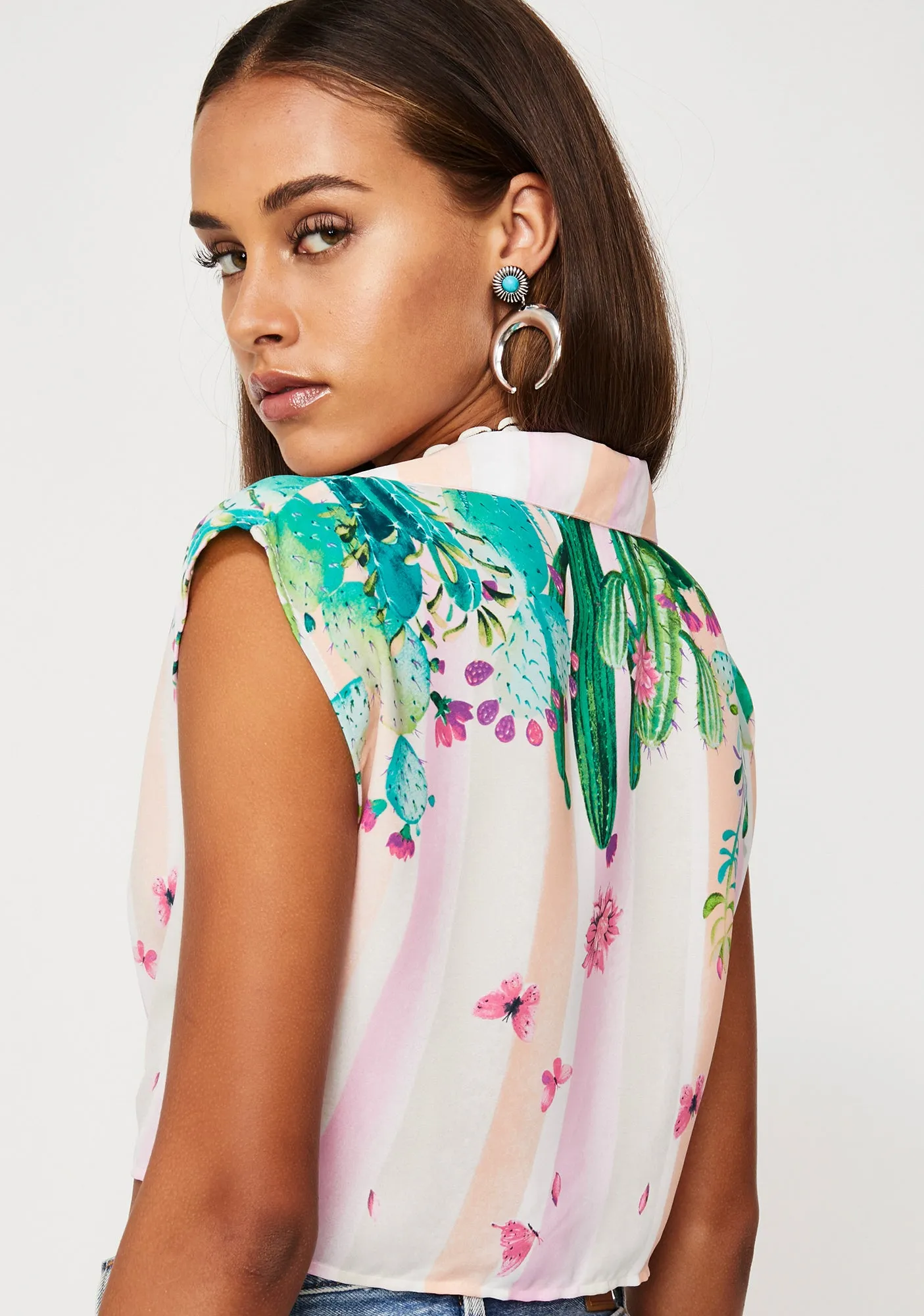 Desert Sugar Crop Shirt sold by Dolls Kill product image thumbnail 4