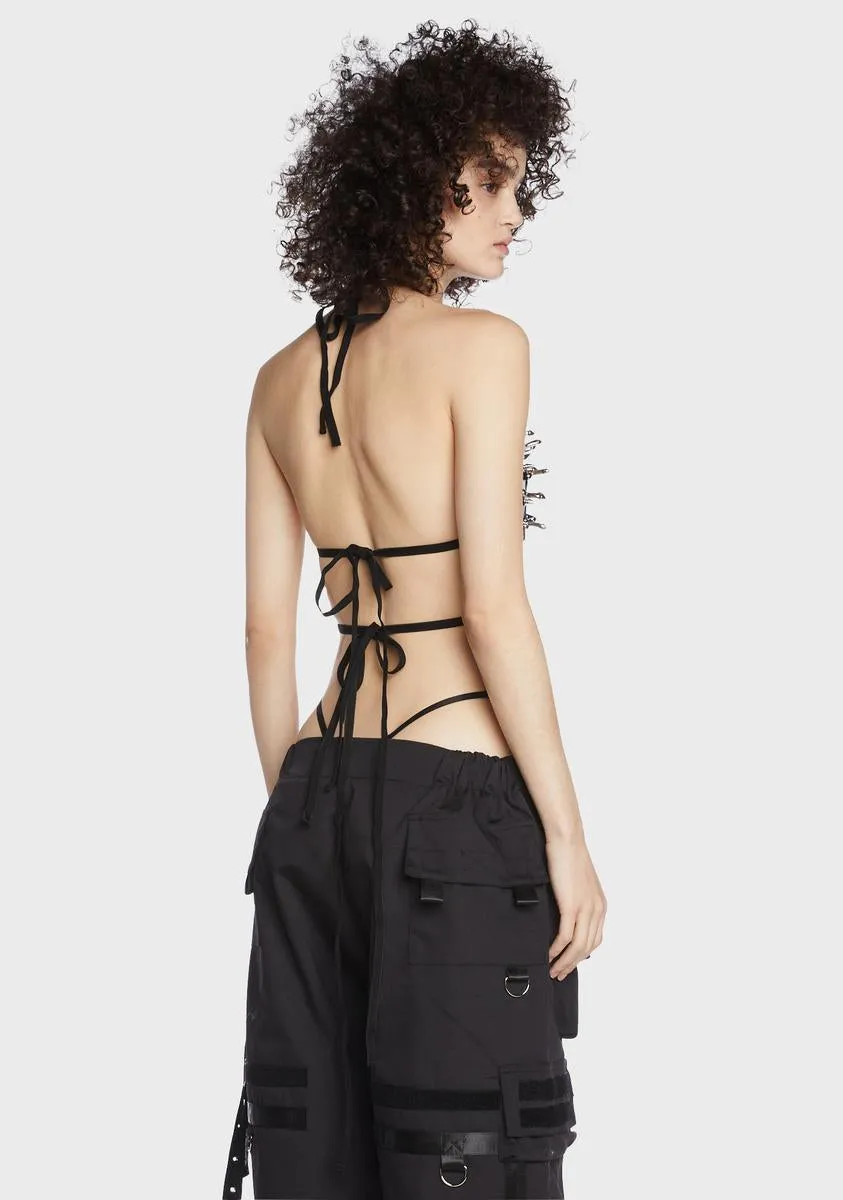 Dick Studded Bra Top sold by Dolls Kill product image thumbnail 4