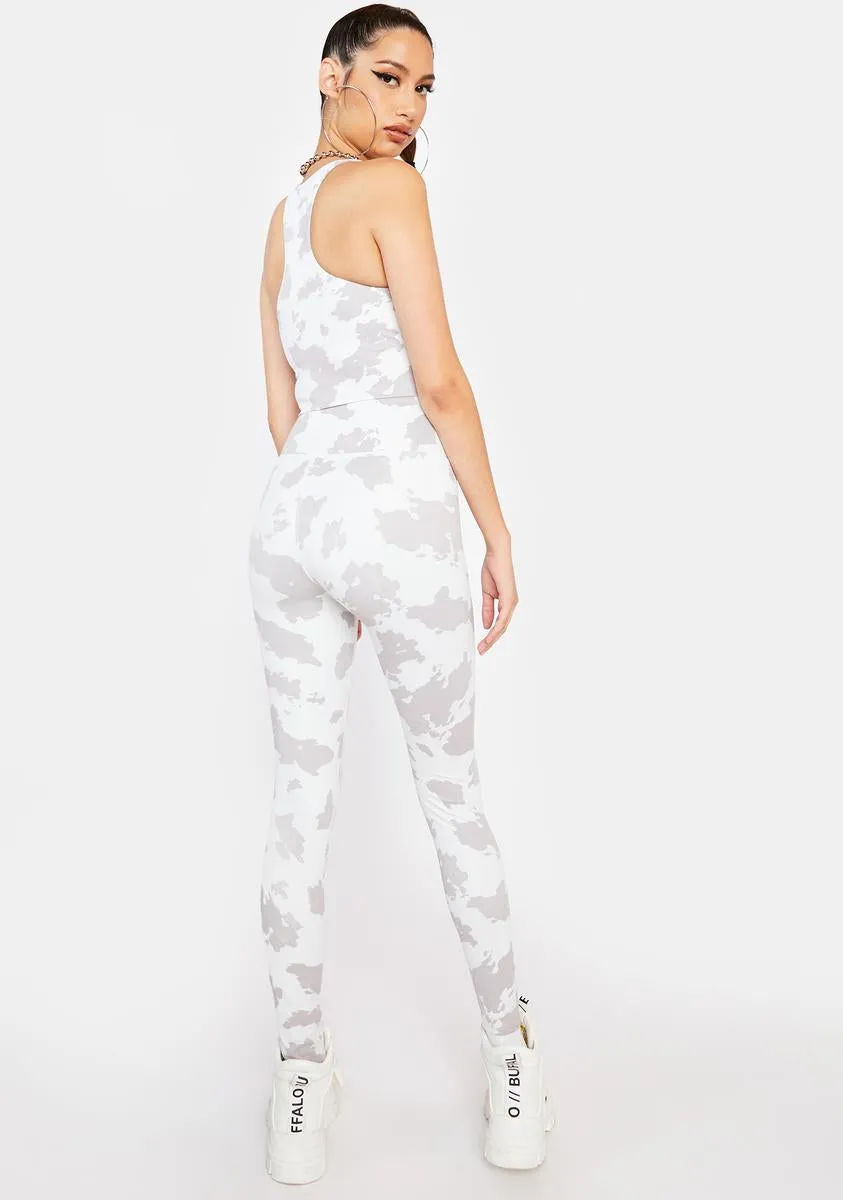 Taupe Cow Piper Leggings sold by Dolls Kill product image thumbnail 4