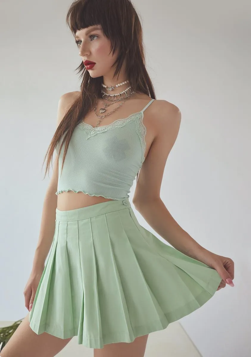 Mint Real Is Rare Skirt Set sold by Dolls Kill product image thumbnail 2