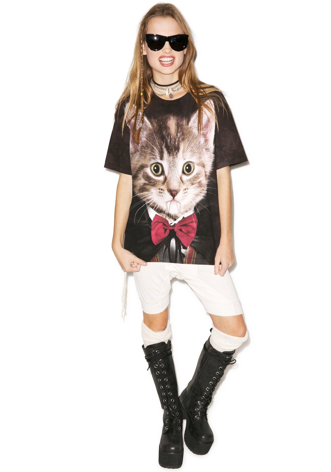 Vampire Kitten Tee sold by Dolls Kill product image thumbnail 4