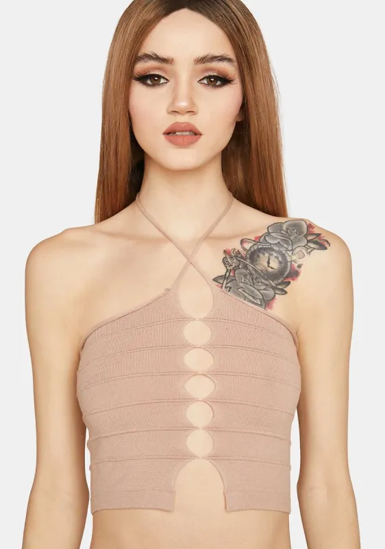 Bare Just Go With It Crop Top sold by Dolls Kill