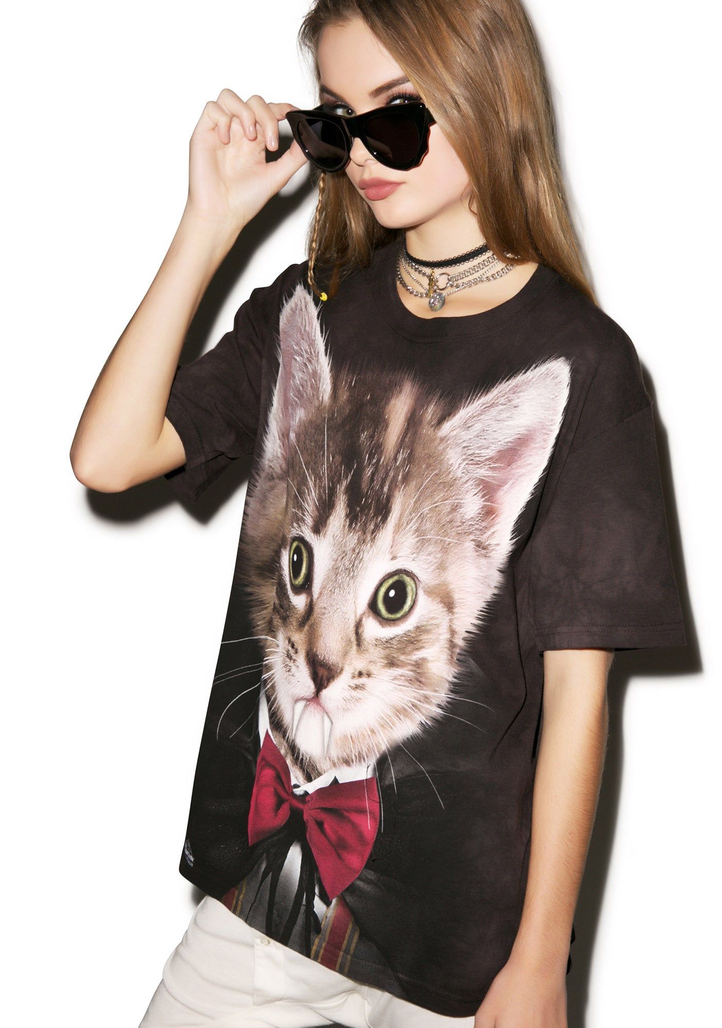 Vampire Kitten Tee sold by Dolls Kill product image thumbnail 5