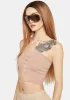 Bare Just Go With It Crop Top sold by Dolls Kill
