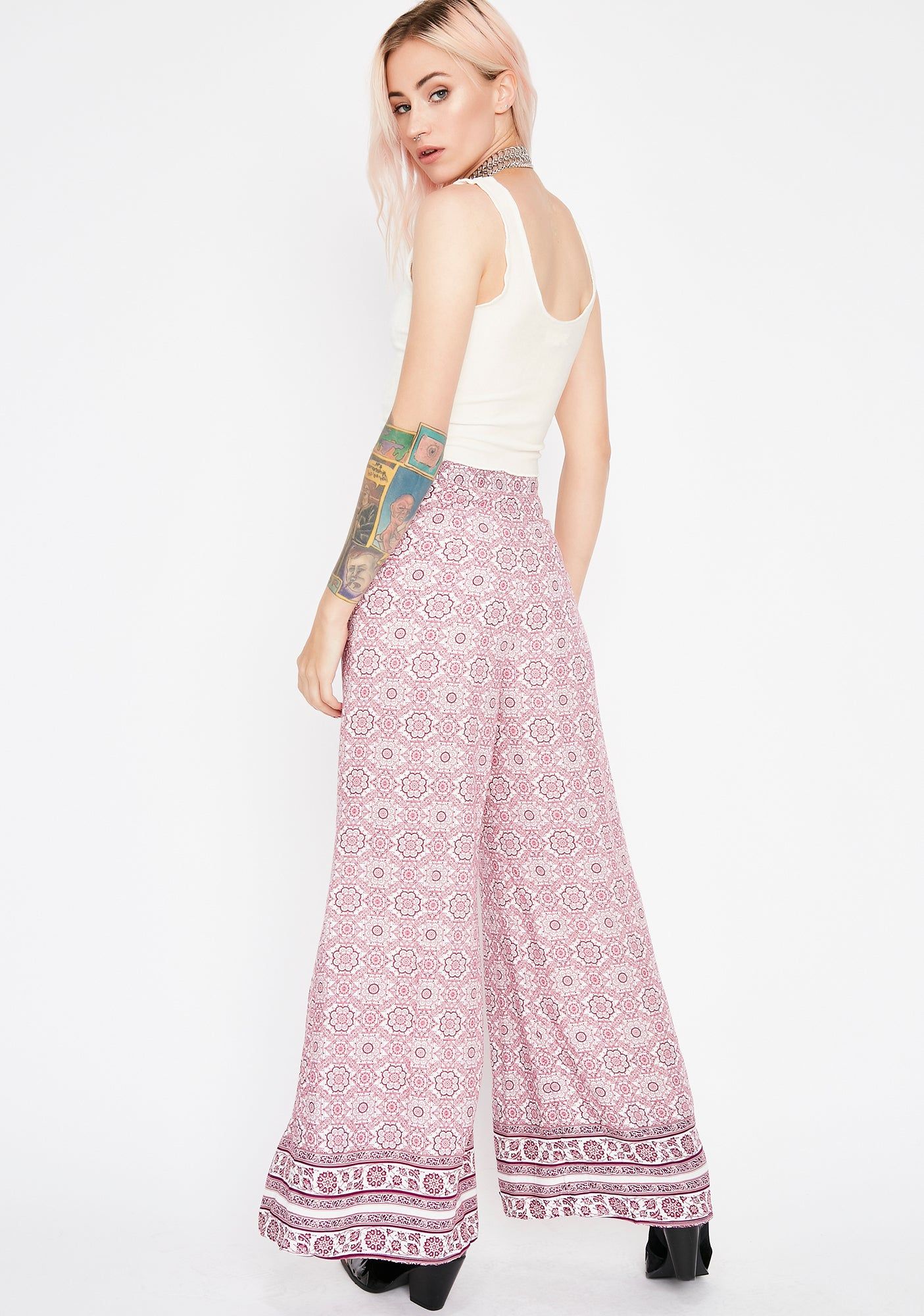 Luv Guru Front Slit Pants sold by Dolls Kill product image thumbnail 4