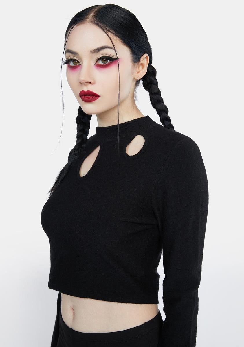 Key To The Afterlife Sweater Top sold by Dolls Kill product image thumbnail 2