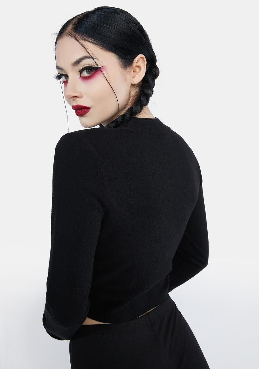 Key To The Afterlife Sweater Top sold by Dolls Kill product image thumbnail 4