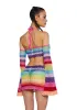 Optical Retrograde Top And Arm Warmers Set sold by Dolls Kill