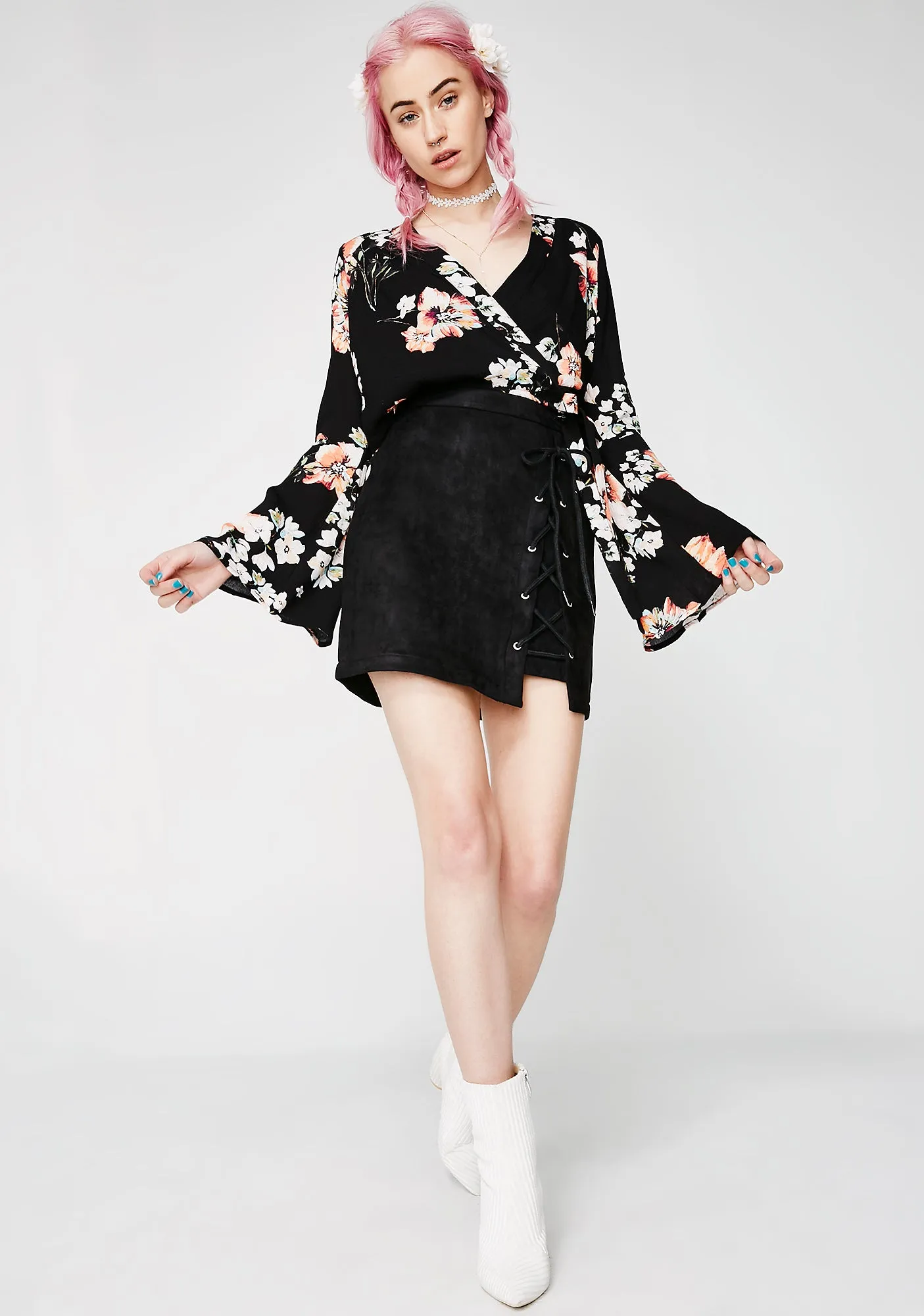First Bloom Floral Top sold by Dolls Kill product image thumbnail 4