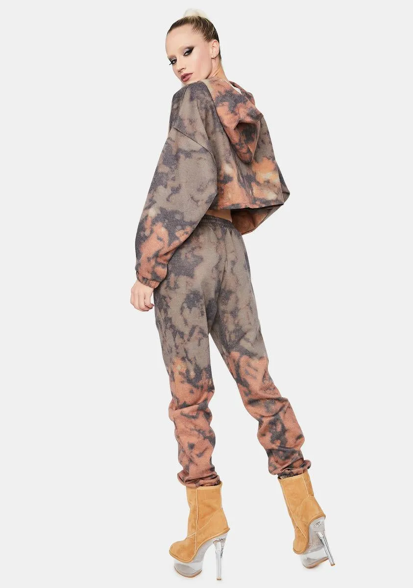 Switch Things Up Tie Dye Jogger Set sold by Dolls Kill product image thumbnail 4