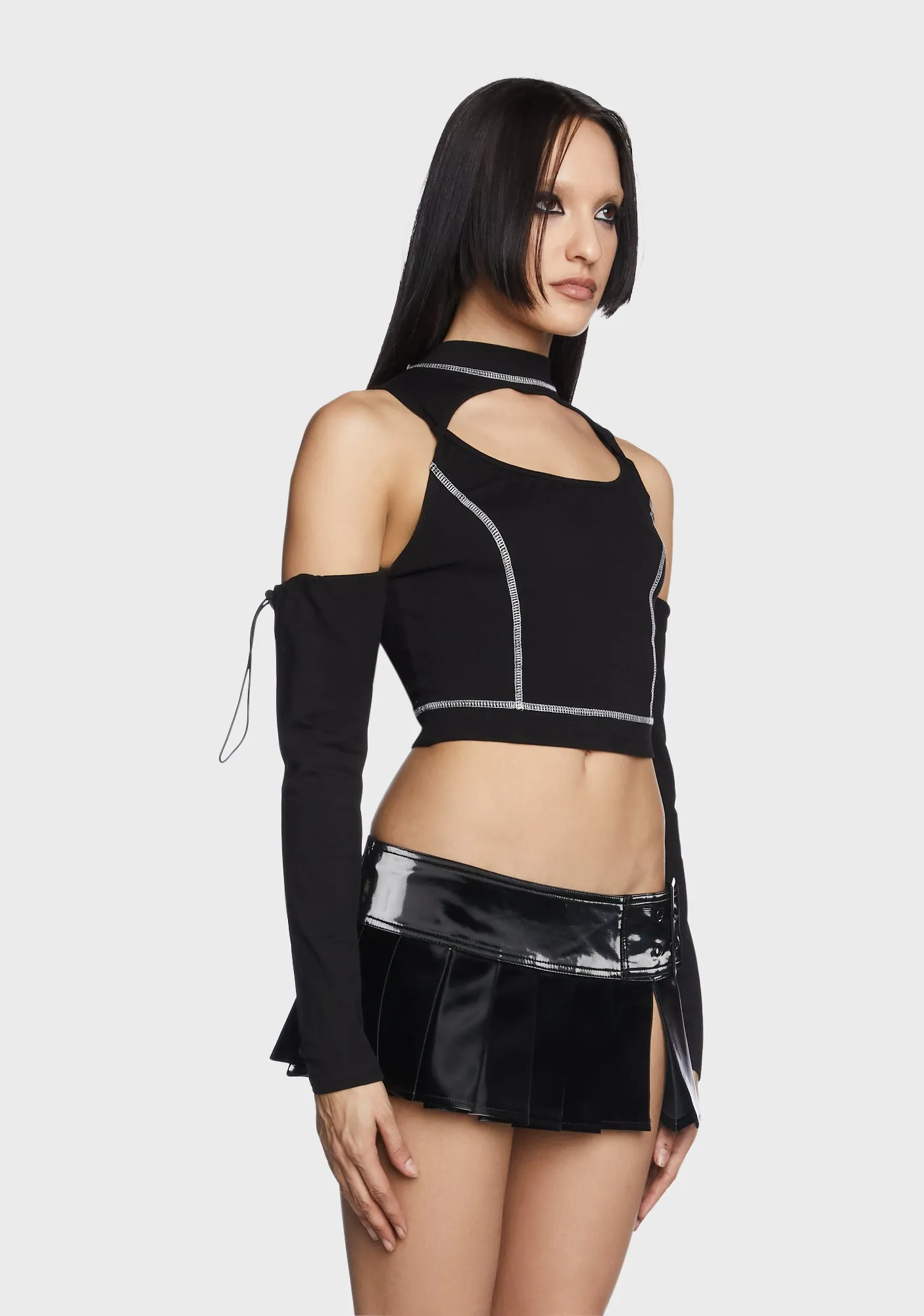 Digitized Desire Crop Top sold by Dolls Kill product image thumbnail 5