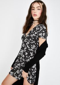 Dark Wildflower Elara Mini Dress sold by Dolls Kill