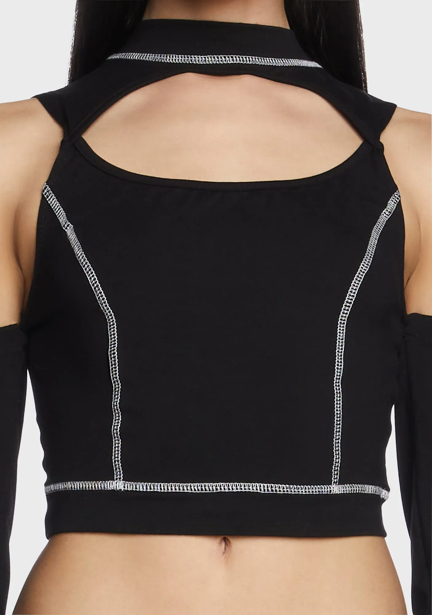 Digitized Desire Crop Top sold by Dolls Kill product image thumbnail 2