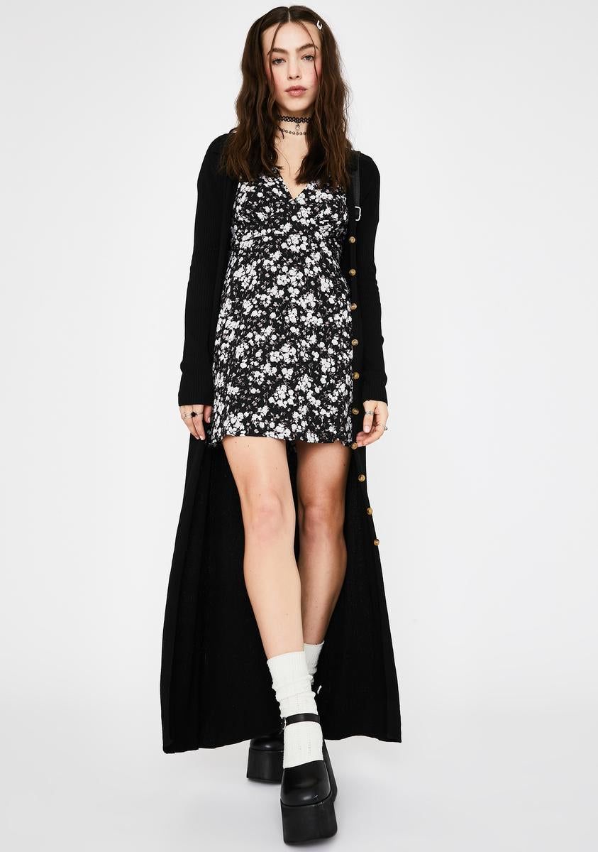 Dark Wildflower Elara Mini Dress sold by Dolls Kill product image thumbnail 3