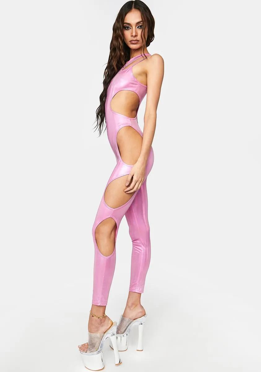 Pink Cutout Jumpsuit sold by Dolls Kill product image thumbnail 4