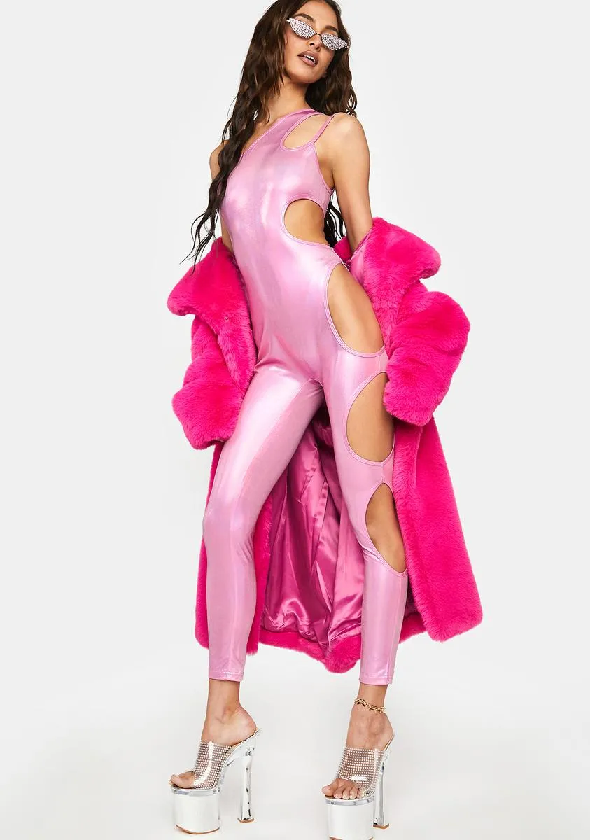 Pink Cutout Jumpsuit sold by Dolls Kill product image thumbnail 2