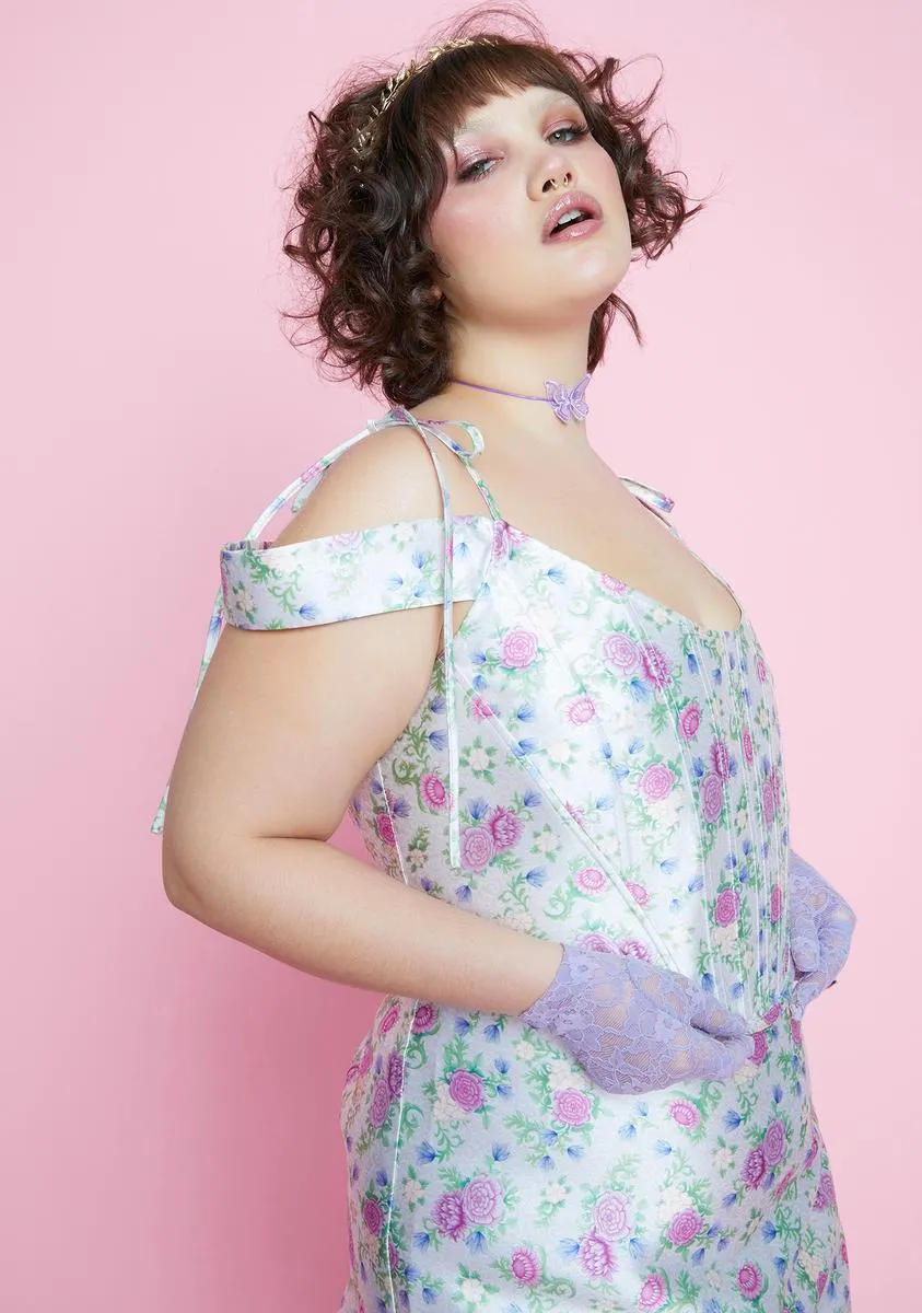 Blooming Pretty Polaroid Fever Corset Top sold by Dolls Kill product image thumbnail 2