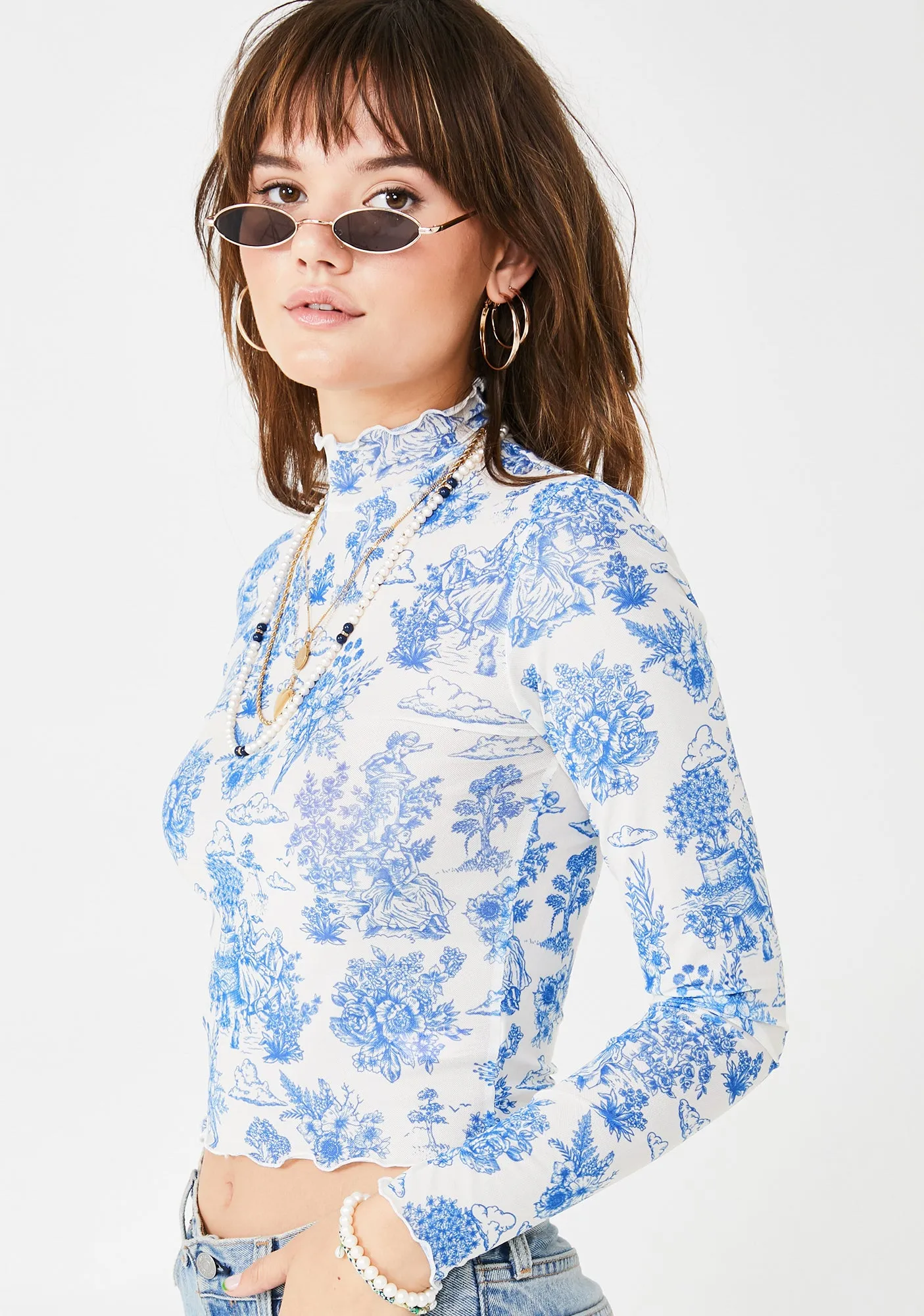 Blissful Boo Mesh Top sold by Dolls Kill product image thumbnail 2