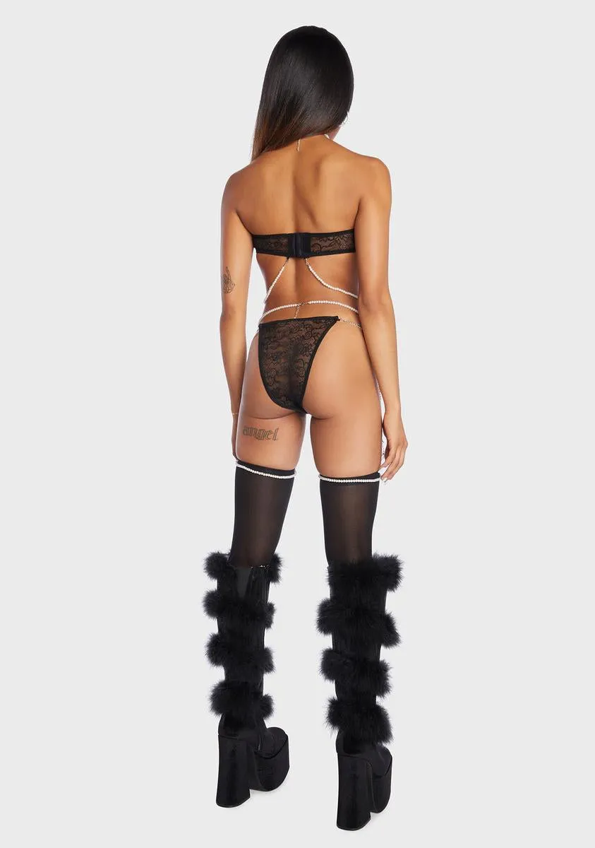 Laid In Pearls Lingerie Set sold by Dolls Kill product image thumbnail 5