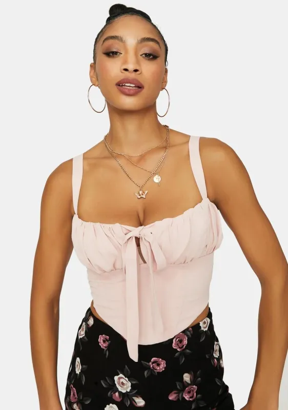 Movie Magic Corset Crop Top sold by Dolls Kill