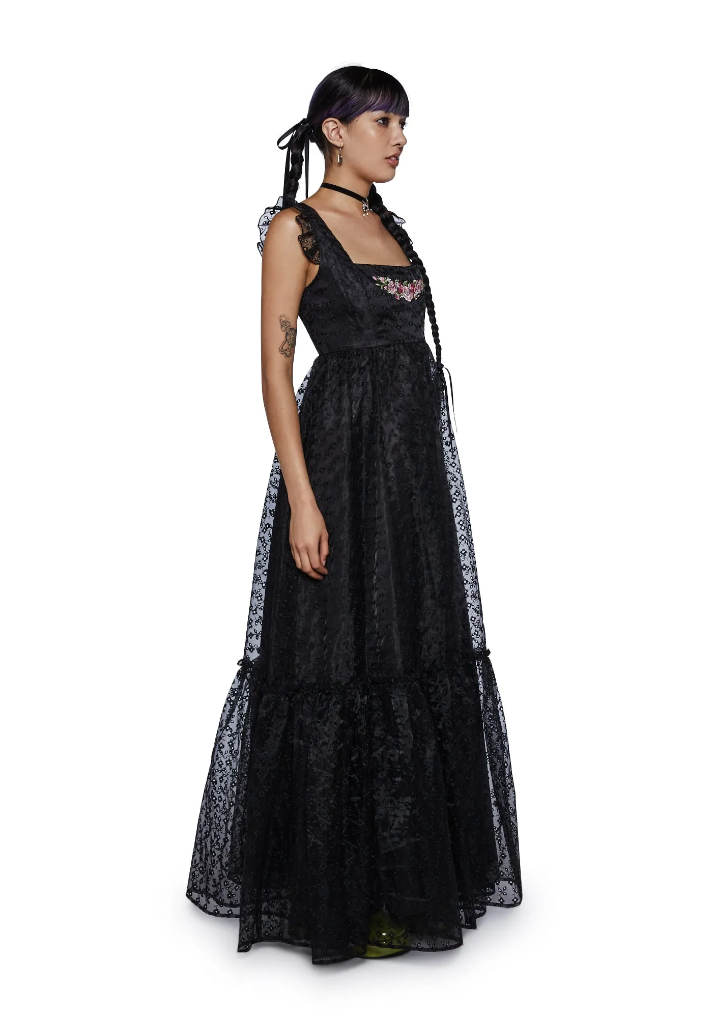 Feelin' Femme Maxi Dress sold by Dolls Kill product image thumbnail 3