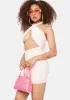 Rose Deal With It Cut Out Halter Dress sold by Dolls Kill