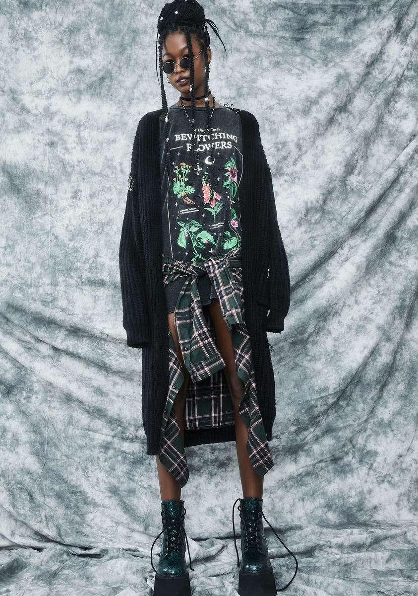 Essential Herbs Oversized Graphic Tee sold by Dolls Kill product image thumbnail 3