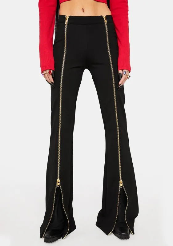 Hell Bent Energy Flare Pants sold by Dolls Kill