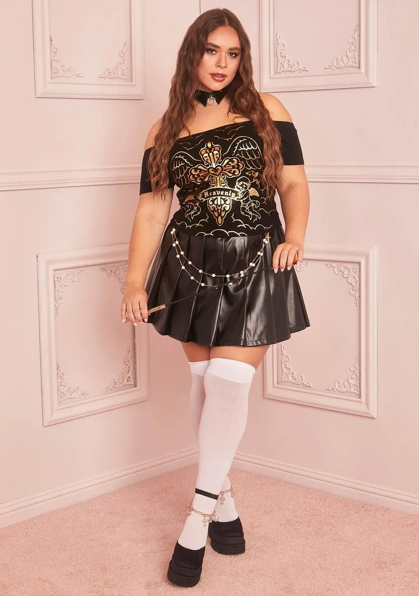 Plus Home From Heaven Graphic Tee sold by Dolls Kill product image thumbnail 3