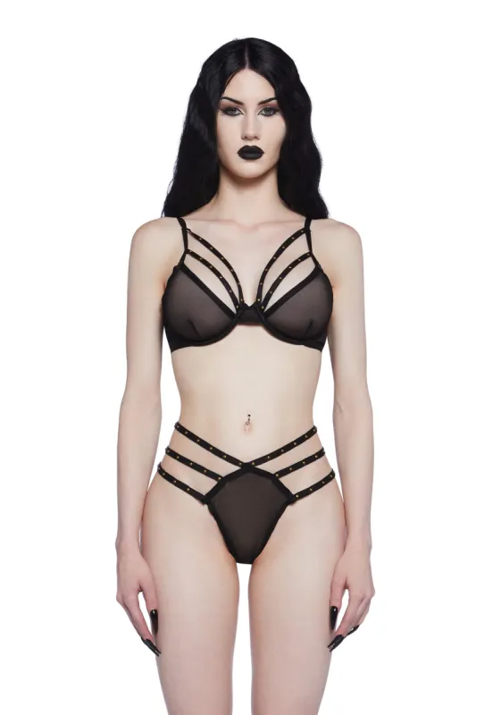 Erotic Vendetta Lingerie Set sold by Dolls Kill